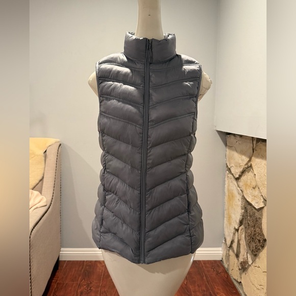 32 Degrees Womens Lightweight Warmth Stand Up Collar Vest (Blue, XS) - Picture 8 of 9